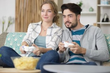 play video games in their apartment