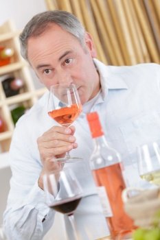 portrait of a wine expert