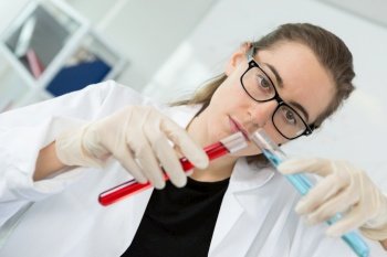 a scientist in biology test