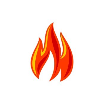 Fire flame for logo, hot red orange blazing symbol, brand sign for your business. Fire flame for logo, hot blazing symbol, brand sign for your business