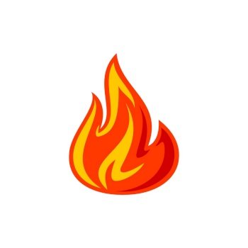 Fire flame for logo, hot red orange blazing symbol, brand sign for your business. Fire flame for logo, hot blazing symbol, brand sign for your business