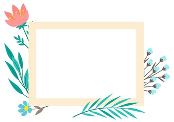 Background with flowers. Romantic template with floral decor. Card or illustration.. Background with flowers. Romantic template with floral decor.