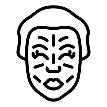 Massage skincare icon outline vector. Facial beauty. Roller care. Massage skincare icon outline vector. Facial beauty