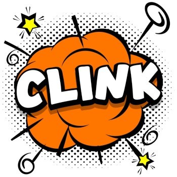clink Comic bright template with speech bubbles on colorful frames Vector Illustration