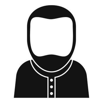 Bearded man icon simple vector. Adult age. Life generation. Bearded man icon simple vector. Adult age