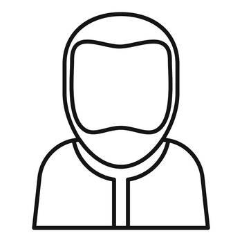 Bearded man icon outline vector. Adult age. Life generation. Bearded man icon outline vector. Adult age