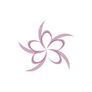 Cambodia flower icon template illustration vector