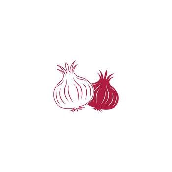 Onion logo icon design illustration template