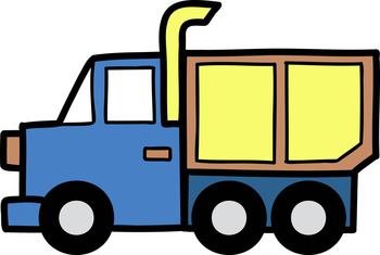 Hand Drawn truck illustration isolated on background