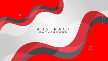 abstract white and red wave background