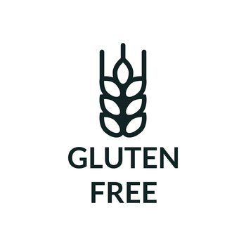 Gluten free icon. For labeling gluten-free, wheat-free and grain-free products