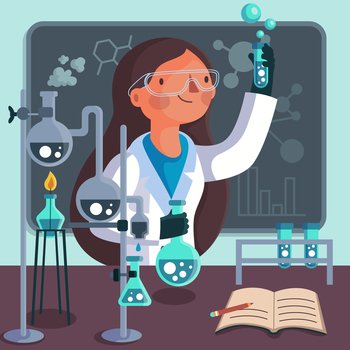 female scientist science