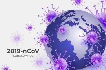 coronavirus pandemic map infographic