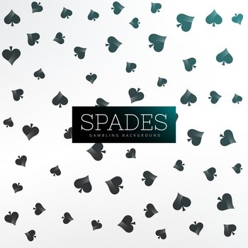 spades background of playing cards