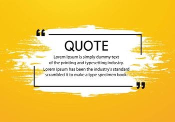 Modern quotes communication template design
