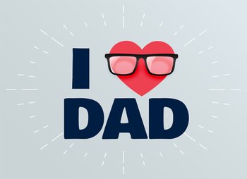 I love dad fathers day background