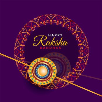 raksha bandhan brother and sister festival greeting