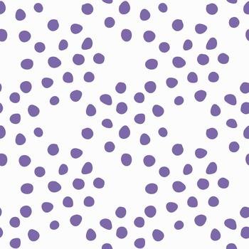 Seamless pattern of hand-drawn violet dots doodles. Abstract scandinavian trendy vector illustration. Organic shapes. Cute childish design for wallpaper, paper, fabric, stationery, textileSeamless pattern of hand-drawn violet dots doodles. Abstract scandinavian trendy vector illustration. Organic shapes. Cute childish design for wallpaper, paper, fabric, stationery, textile
