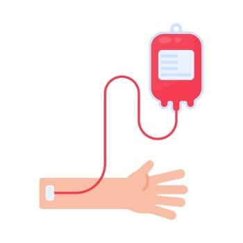 blood donation vector The concept of blood needs to save the patient’s life.