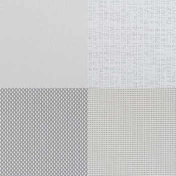 Set of grey vinyl samples, texture background.