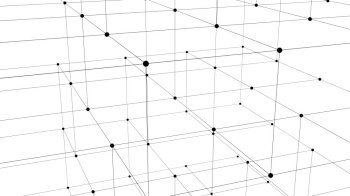 Abstract technology background from lines and dots. Plexus space geometrical backdrop