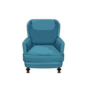 modern armchair chair cartoon. modern armchair chair sign. isolated symbol vector illustration. modern armchair chair cartoon vector illustration