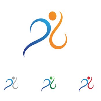  Health People Logo Vector illustration Design Template