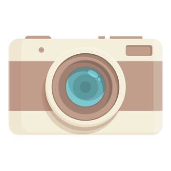 Photography camera icon cartoon vector. Digital photo. Shutter image. Photography camera icon cartoon vector. Digital photo