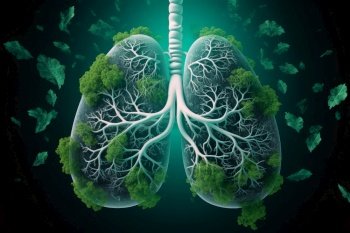 Green nature lungs. Oxygen plant. Generate Ai. Green nature lungs. Generate Ai