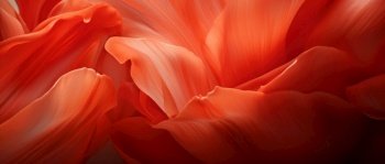 Vivid tulip details in close-up, showcasing vibrant colors and delicate floral patterns. AI Generative. Vivid tulip details in close-up. AI Generative