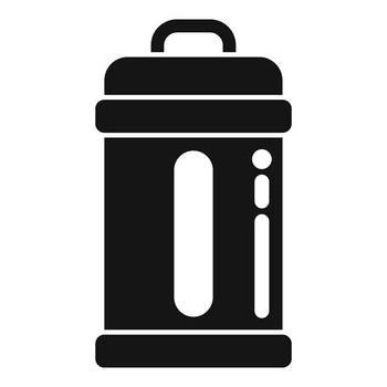 UV lamp cleaner icon simple vector. Ultraviolet disinfection. Air device. UV lamp cleaner icon simple vector. Ultraviolet disinfection