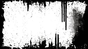 Grunge texture white and black paintbrush background . Abstract ink effect. Vector design elements