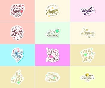 Valentine’s Day: A Time for Romance and Beautiful Artistry Stickers