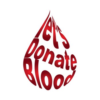 blood donation campaign logo vector illustration template design
