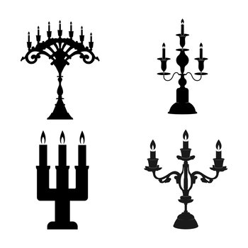 candle icon vector illustration template design