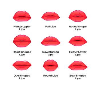 Types of woman lips. Different shapes of female mouth thin full bow-shaped downward round heavy, cartoon colorful girl sensuality symbols. Vector set of face female makeup lips illustration. Types of woman lips. Different shapes of female mouth thin full bow-shaped downward round heavy, cartoon colorful girl sensuality symbols. Vector set