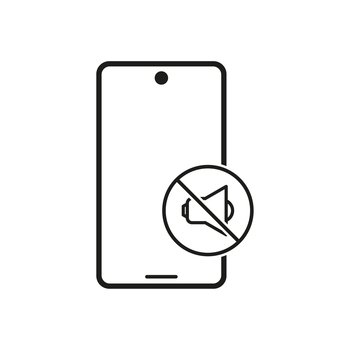 silent phone icon, turn mobile quiet, silence or sound switch. Vector illustration. stock image. EPS 10.. silent phone icon, turn mobile quiet, silence or sound switch. Vector illustration. stock image.