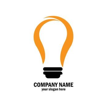 tech light bulb logo designs concept, creative icon symbol technology logo, bulb logo designs