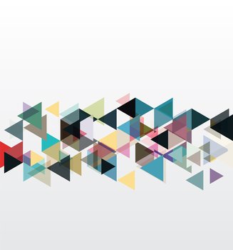 Abstract geometric backgrounds vector image