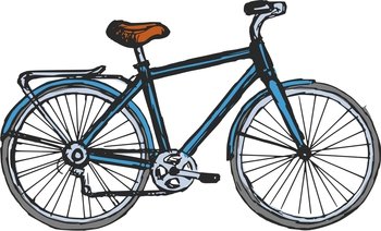 Bicycle vector image