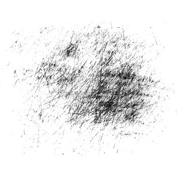 Monochrome scratched vintage texture vector image