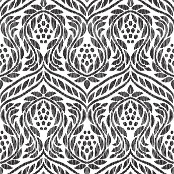 Baroque seamless pattern vector image