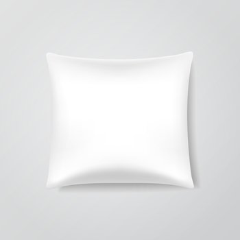 Blank pillow vector image