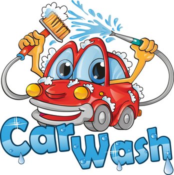 Car wash service vector image