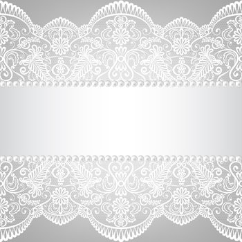 Lace background vector image