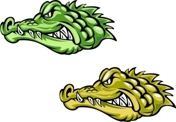 Alligator head for mascot vector image