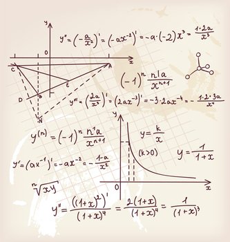 Algebra vector image