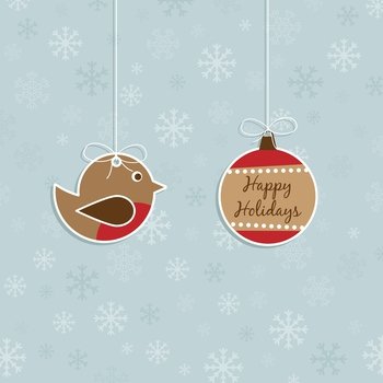 Christmas decoration vector image
