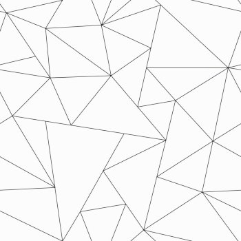 Monochrome triangle seamless pattern vector image