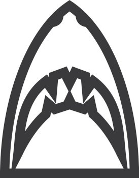 Shark icon vector image